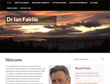 Tablet Screenshot of ianfairlie.org